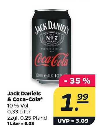 Jack Daniels & Coca-Cola*