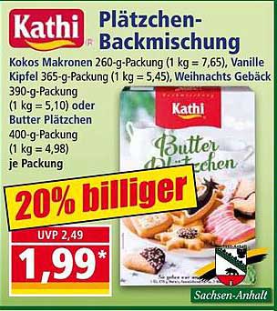 Kathi Plätzchen-Backmischung