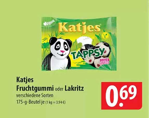 Katjes Fruchtgummi oder Lakritz