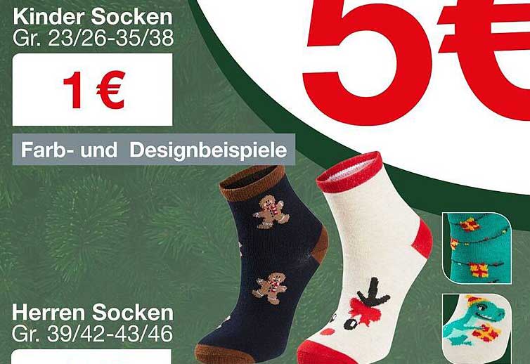 Kinder Socken  
Herren Socken  