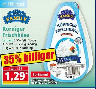 Körniger Frischkäse