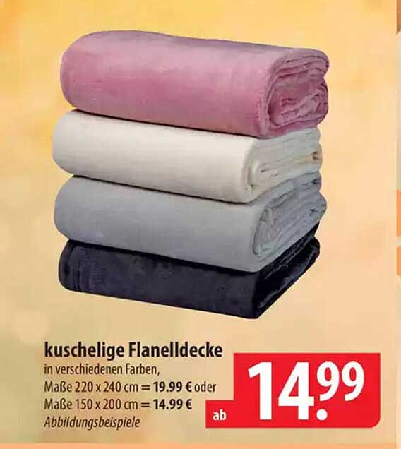 kuschelige Flanelldecke