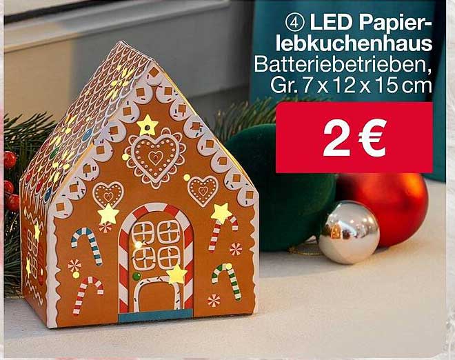 LED Lebkuchenhaus