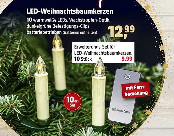 LED-Weihnachtsbaumkerzen