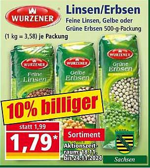 Linsen/Erbsen