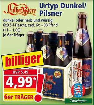 Luther Biere Urtyp Dunkel/ Pilsner