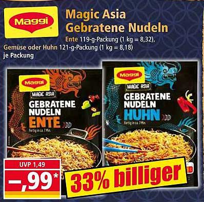 Maggi Magic Asia Gebratene Nudeln