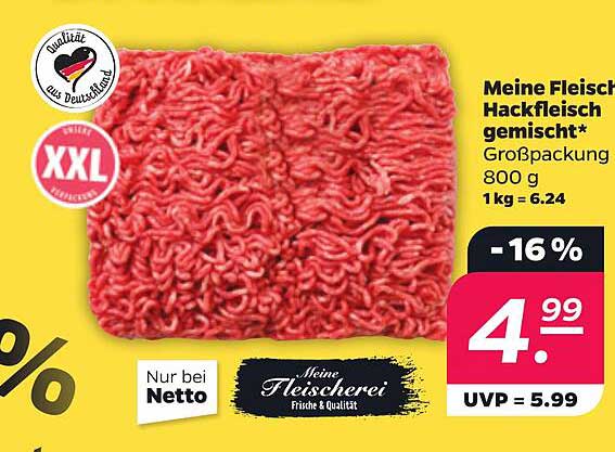 Meine Fleischerei Hackfleisch gemischt*