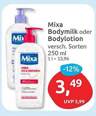 Mixa Bodymilk oder Bodylotion