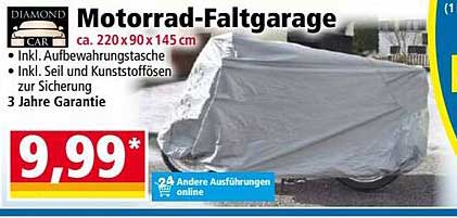 Motorrad-Faltgarage