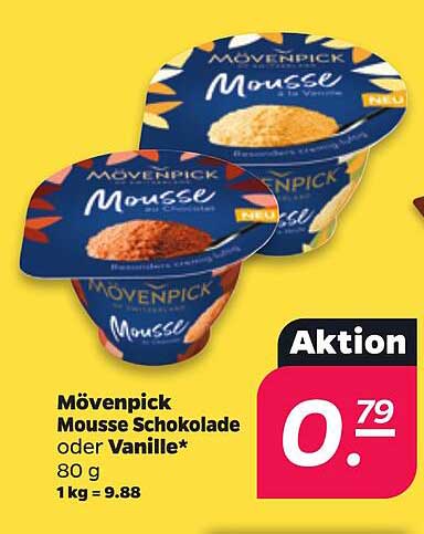 Mövenpick Mousse Schokolade oder Vanille*