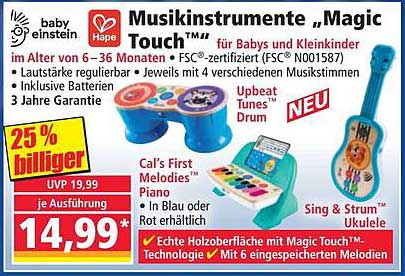 Musikinstrumente „Magic Touch™“ für Babys und Kleinkinder