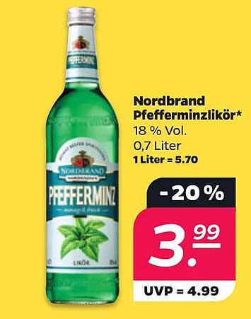 Nordbrand Pfefferminzlikör*