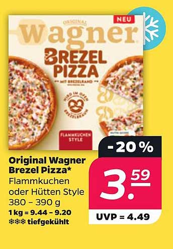 Original Wagner Brezel Pizza*