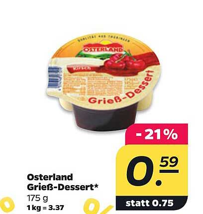 Osterland Grieß-Dessert*