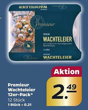 Premieur Wachtelgeier 12er-Pack