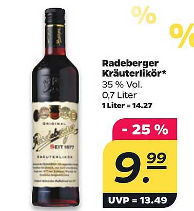 Radeberger Kräuterlikör*