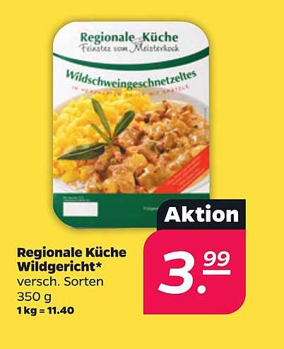 Regionale Küche Wildgericht*