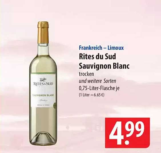 Rites du Sud Sauvignon Blanc