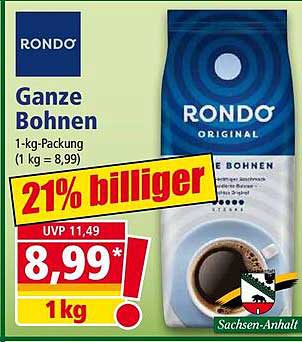 Rondo Ganze Bohnen