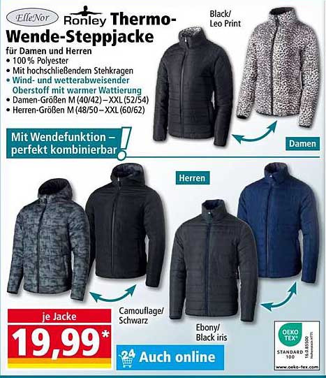 Ronley Thermo-Wende-Steppjacke