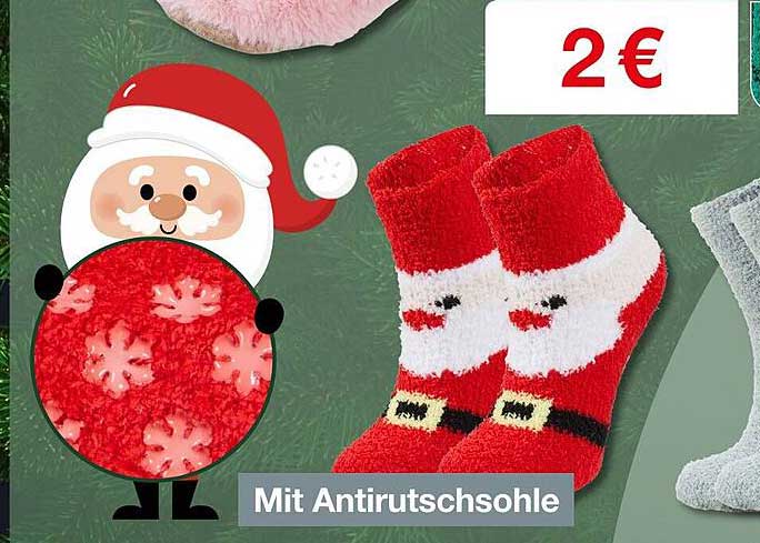 Socken mit Antirutschsohle