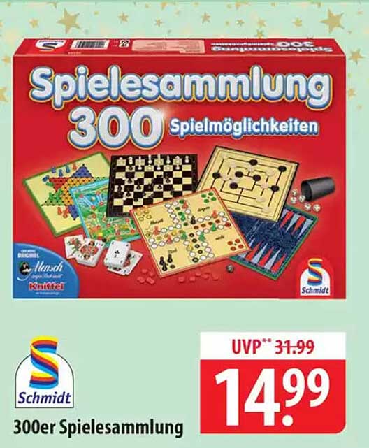 Spieleesammlung 300 Spielmöglichkeiten