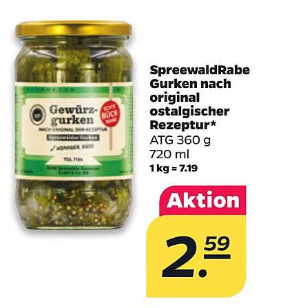 SpreewaldRabe Gurken nach original ostalgischer Rezeptur*