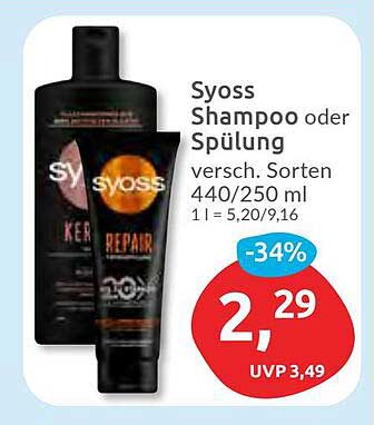 Syoss Shampoo oder Spülung