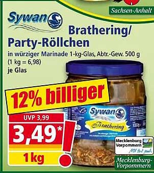 Sywan Brathering/Party-Röllchen