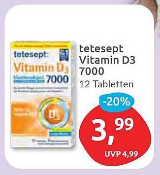 tetesept Vitamin D3 7000