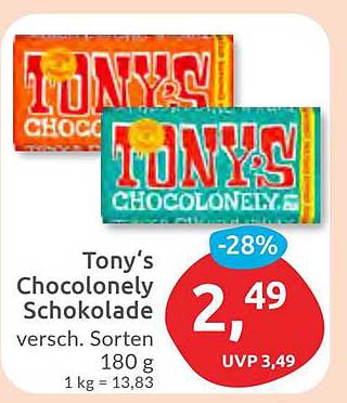 Tony's Chocolonely Schokolade