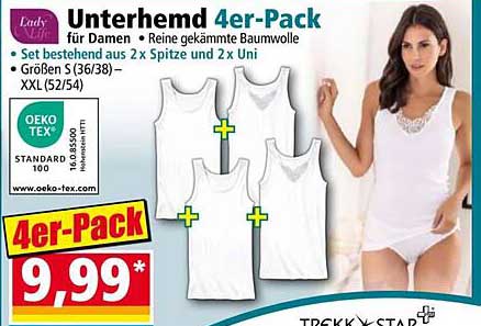 Unterhemd 4er-Pack