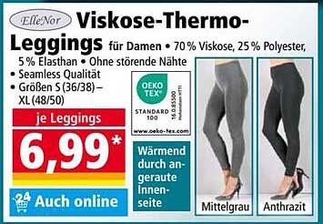 Viskose-Thermo-Leggings für Damen