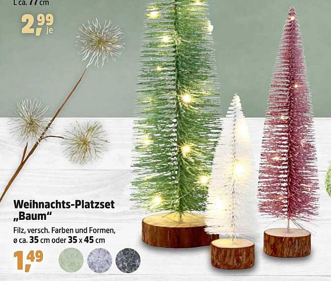 Weihnachts-Platzset „Baum“