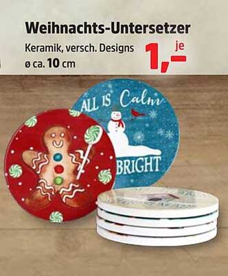 Weihnachts-Untersetzer