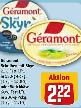 Géramont Scheiben mit Skyr