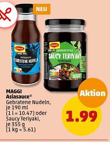 MAGGI Asia Sauce Gebratene Nudeln