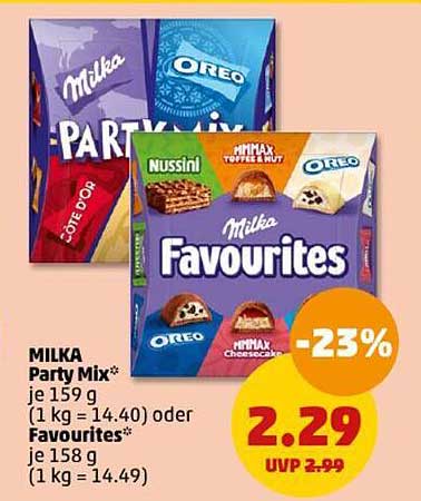 MILKA Party Mix  
MILKA Favourites