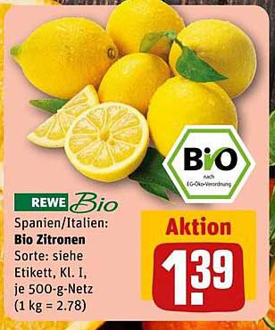 Bio Zitronen