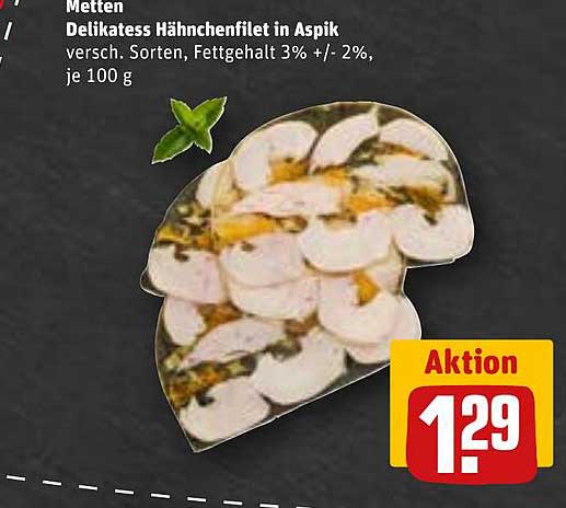 Delikatesse Hähnchenfilet in Aspik