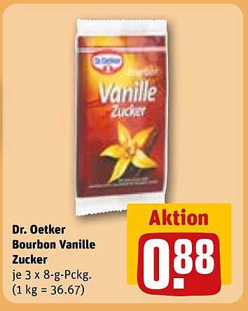 Dr. Oetker Bourbon Vanille Zucker