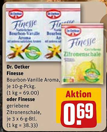 Dr. Oetker Finesse Bourbon-Vanille Aroma