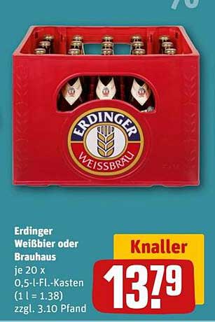 Erdinger Weißbier oder Brauhaus