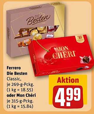 Ferrero Die Besten oder Mon Chéri