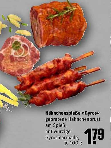 Hähnchenspieße »Gyros«