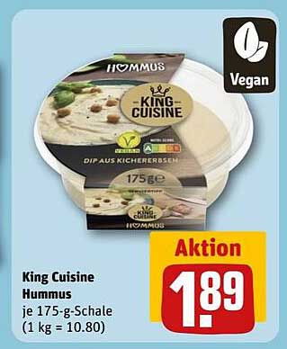 King Cuisine Hummus