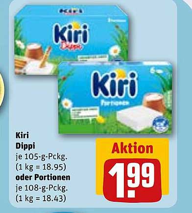 Kiri Dippi oder Portionen