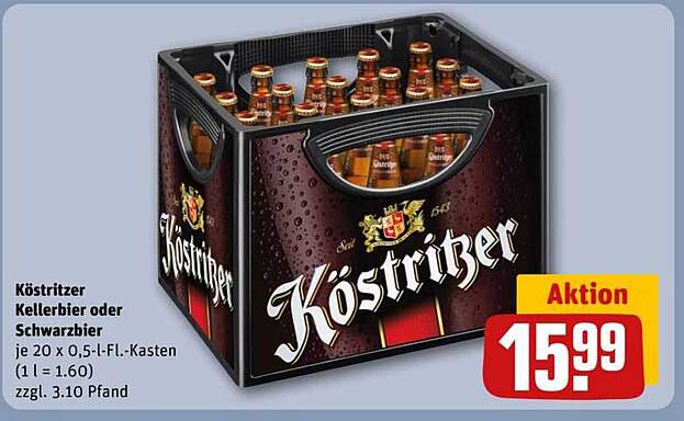 Köstritzer Kellerbier oder Schwarzbier