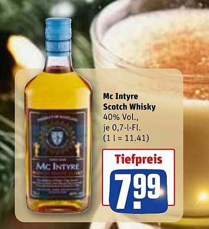 Mc Intyre Scotch Whisky